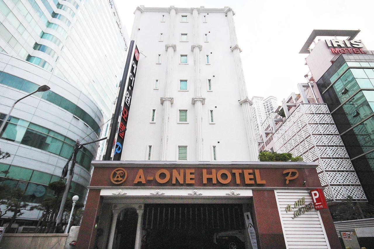 Haeundae Aone Hotel Busan Bagian luar foto