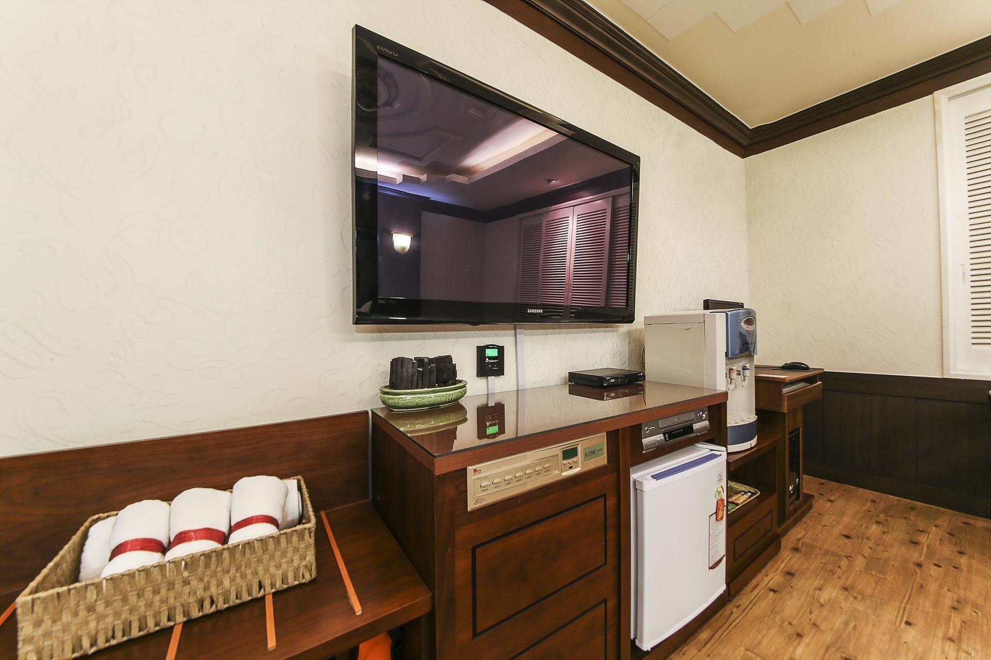 Haeundae Aone Hotel Busan Bagian luar foto