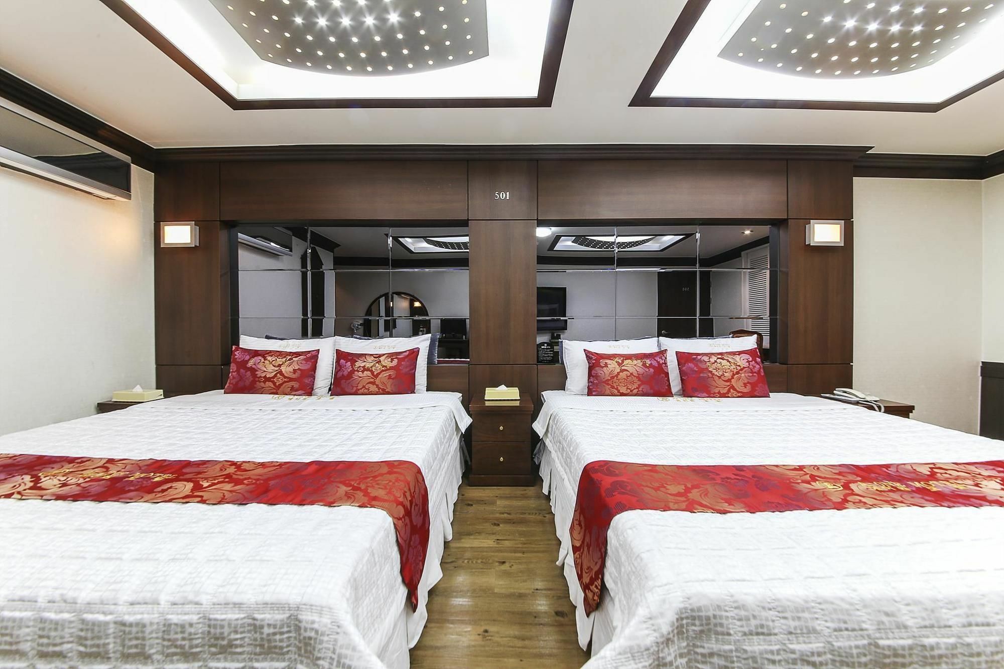 Haeundae Aone Hotel Busan Bagian luar foto